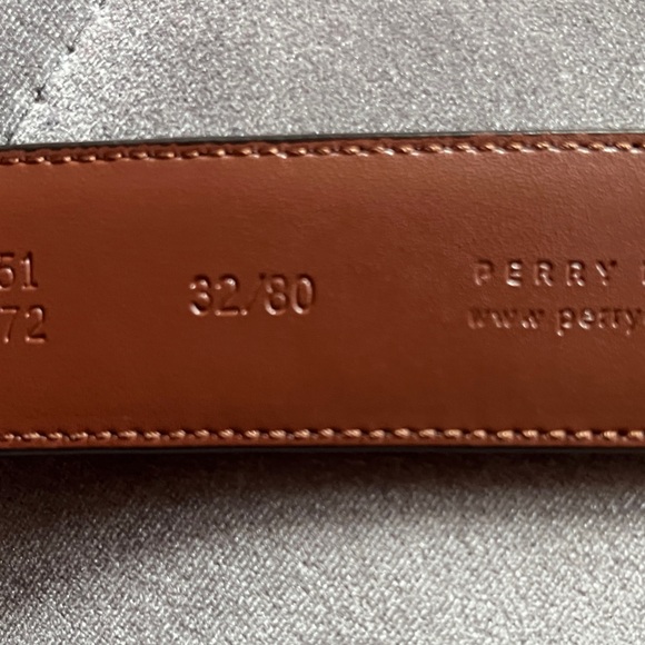 Perry Ellis Men’s Leather Belt 32 waist - Picture 6 of 7